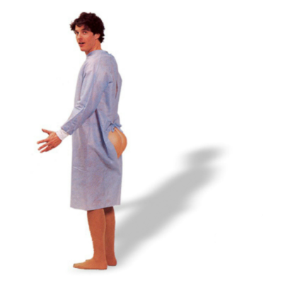 Hindsight Patient Gown W/Butt Adult Costume