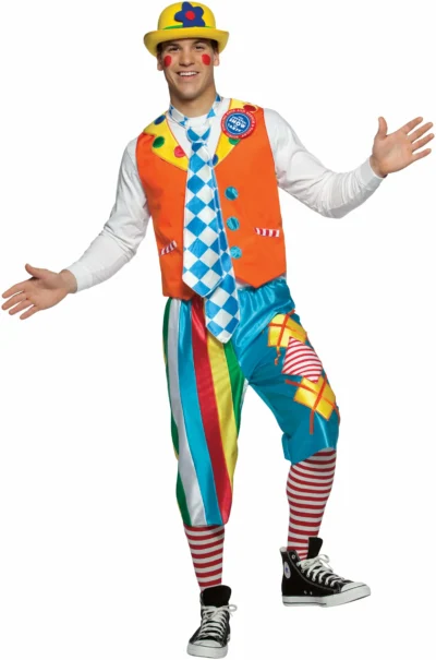 Ringling Bros. Argey Short Pant Clown Adult Costume