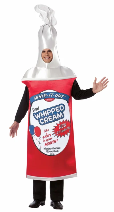 Whip-It Whipped Cream Adult Costume